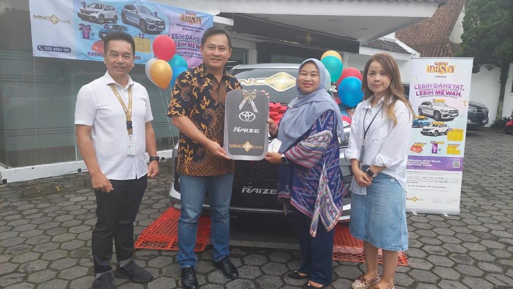 Tabungan Dahsyat Undian MNC Bank (BABP), Nasabah Asal Bandung Menangkan Toyota Raize   (Dok.MNC)