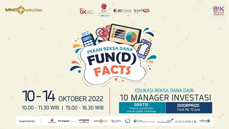 Ikuti Webinar Gratis Fun(d) Facts 2022, Kupas Tuntas Investasi Reksa Dana. (Foto: MNC Media).