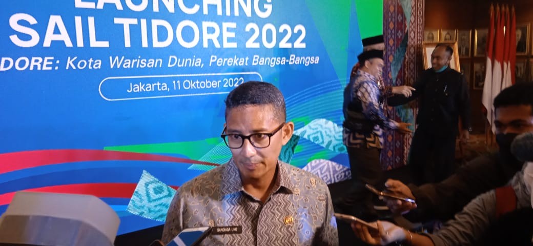 Sandiaga Targetkan 50 Ribu Pengunjung Datang ke Sail Tidore 2022 (FOTO:Dok Ist)