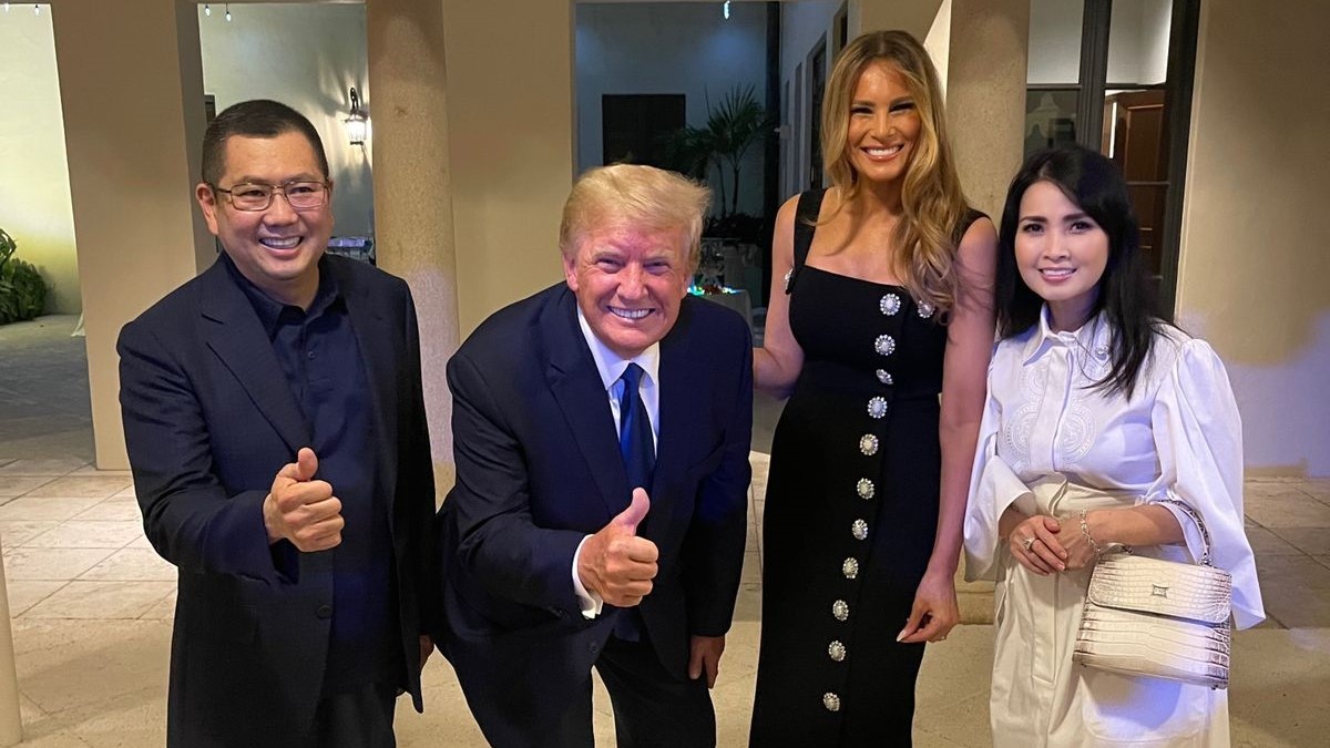 Bertemu di AS, Hary Tanoesoedibjo Sempatkan Berdiskusi dengan Donald Trump (foto: MNC Media)