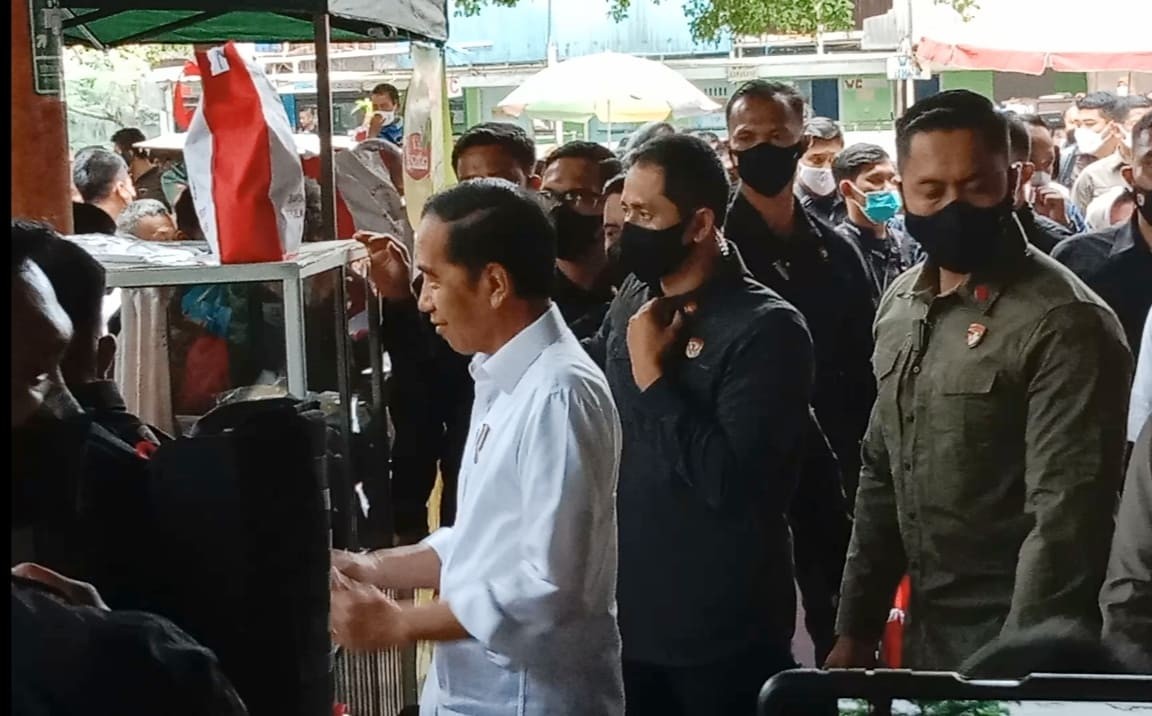 Jokowi Kunjungi Pasar Kosambi, Pedagang Kecewa Tak Bisa Curhat Soal Harga  (Dok.Arif B/MPI)