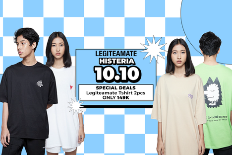 Special Deals Legiteamate T-Shirt 2 pcs Only 149K di AladinMall (FOTO: MNC Media)