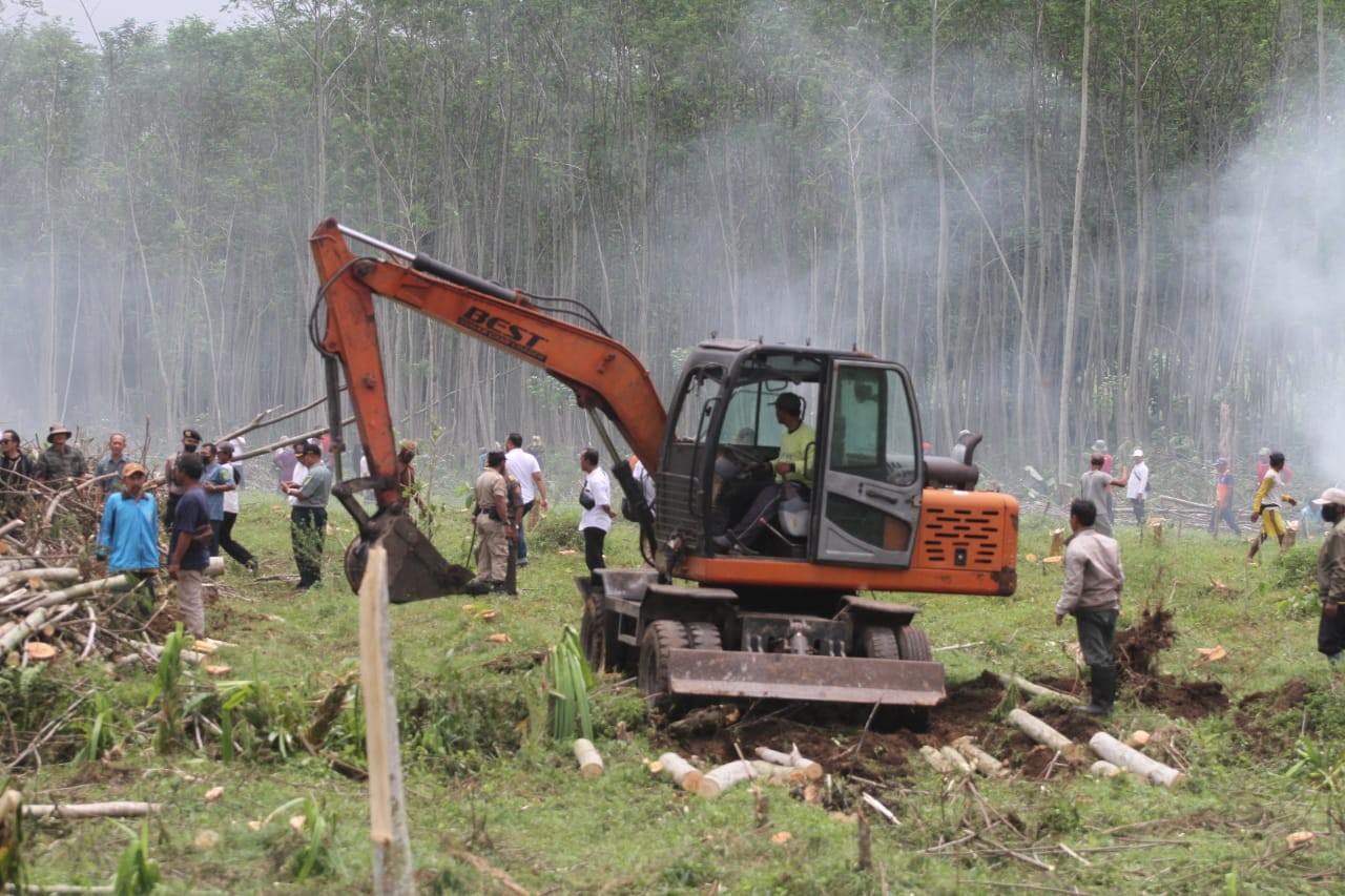 PTPN X Kembali Kelola 4,4 Hektare Lahan yang Dikuasai Warga Puluhan Tahun (FOTO: MNC Media)