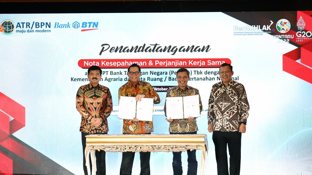 Kementerian ATR/BPN Gandeng BTN untuk Percepat Sertifikat Perumahan Rakyat. (Foto: MNC Media)