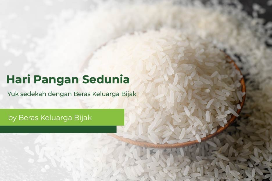 Peringati Hari Pangan Sedunia, Yuk Sedekah dengan Beras Keluarga Bijak. (Foto: MNC Media)