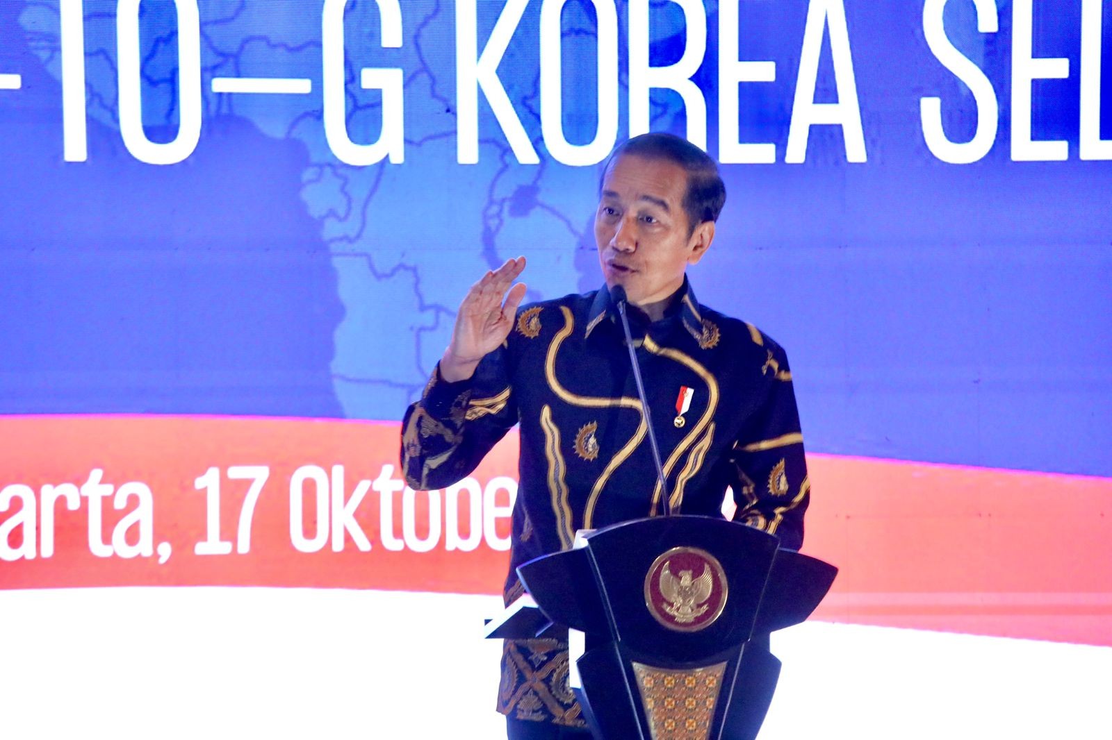 Antarkan 597 TKI Berangkat ke Korsel, Jokowi: Saya Senang dan Bangga. (Foto : Kemnaker)