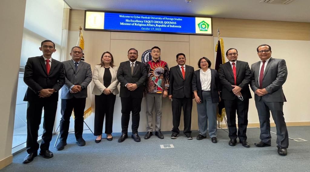 Menag Gandeng Korsel Kembangkan Cyber Islamic University di Indonesia. (Foto: Kementerian Agama)