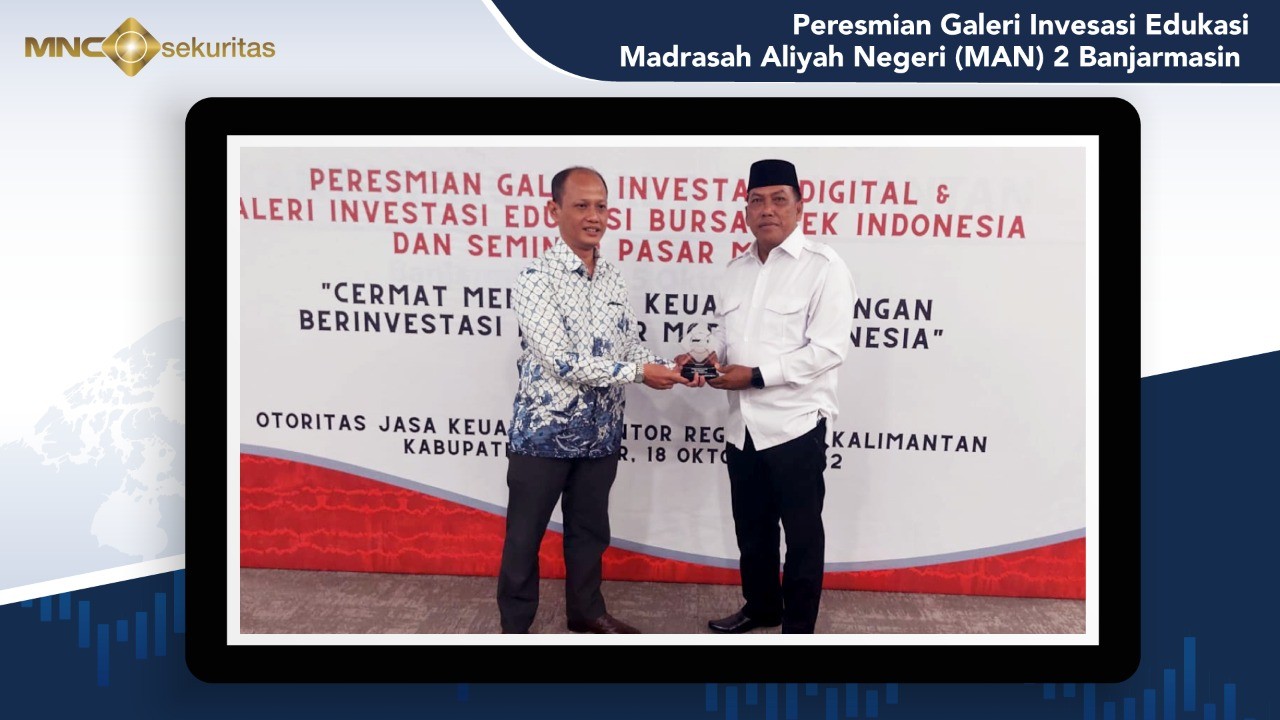 MNC Sekuritas Resmikan Galeri Investasi Edukasi BEI di MAN 2 Banjarmasin (Dok.MNC)