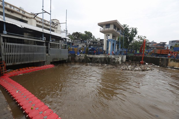 Pintu Air Pasar Ikan Siaga Dua, Sembilan Wilayah DKI Berpotensi Banjir