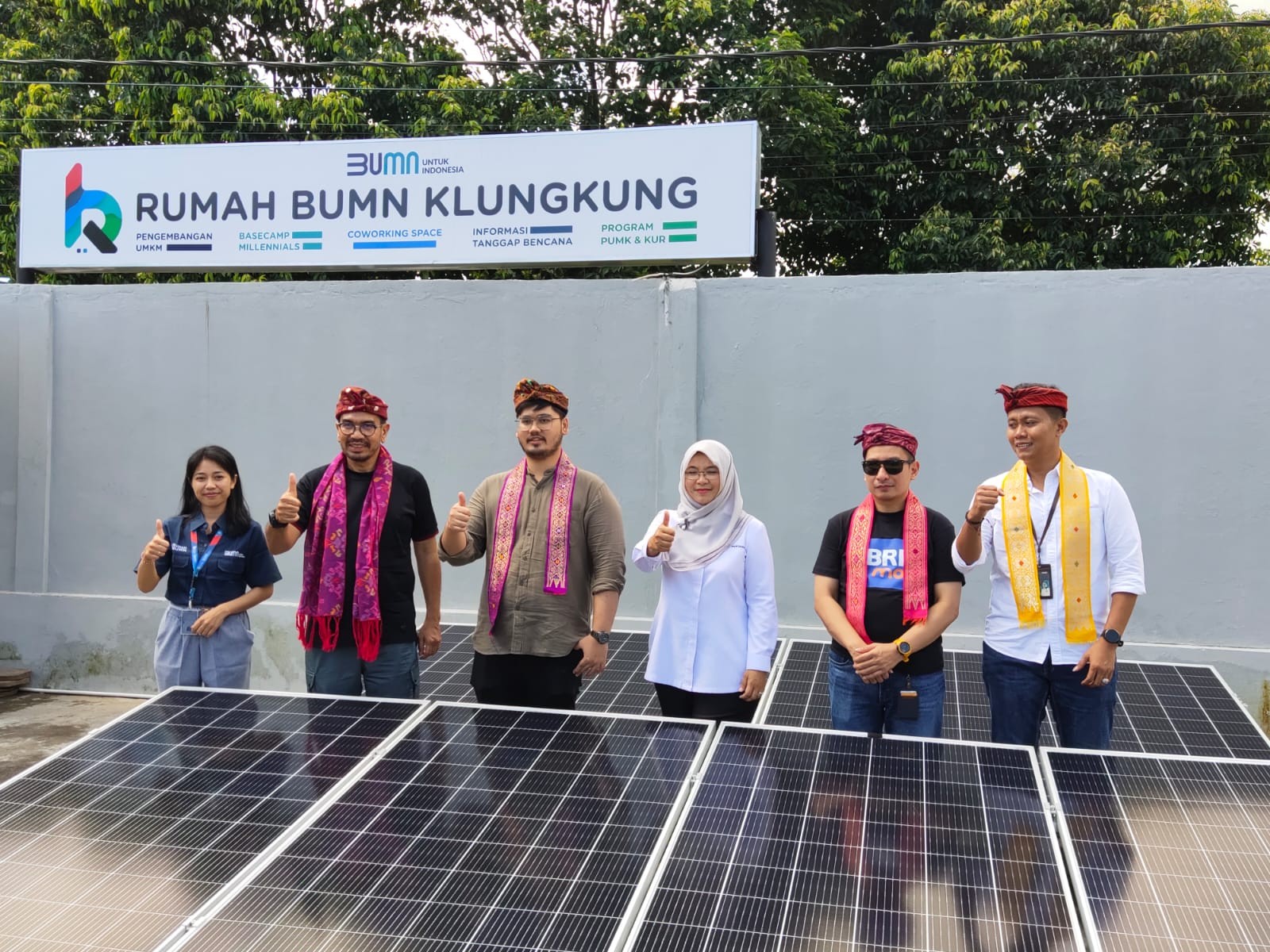 Pertamina Tambah Fasilitas Coffee Shop dan PLTS untuk UMKM Binaan Klungkung. Foto: MNC Media.