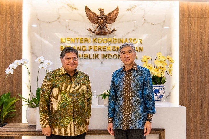 Airlangga Bertemu Dubes AS, Bahas Kerja Sama Investasi hingga G20. (Foto: Istimewa).
