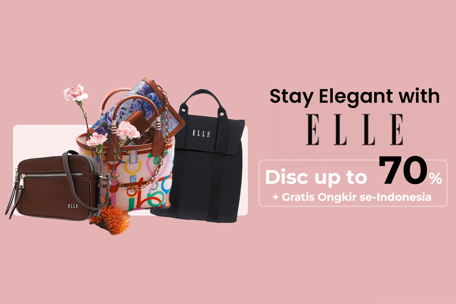 Dapatkan Diskon dan Gratis Ongkir ELLE Bag hanya di AladinMall (Dok.MNC)