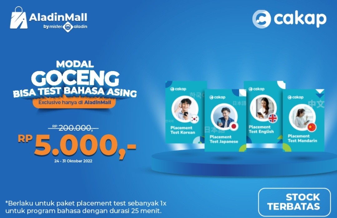 Cuma Modal Rp5.000 Bisa Tes Bahasa Asing? Yuk Intip Caranya (FOTO:MNC Media)
