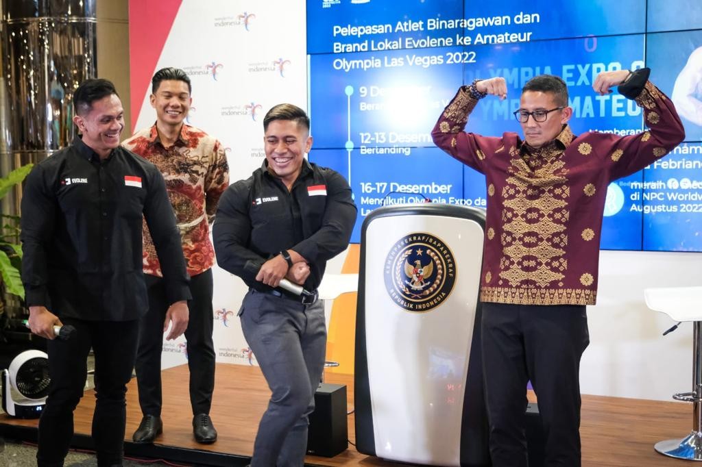 Sandiaga Uno: Perjuangan Atlet Binaraga Bisa Menjadi Inspirasi Generasi Muda (Foto: MNC Media)