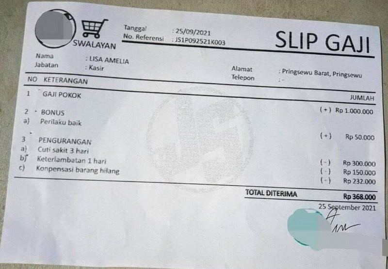 Apa itu Slip Gaji