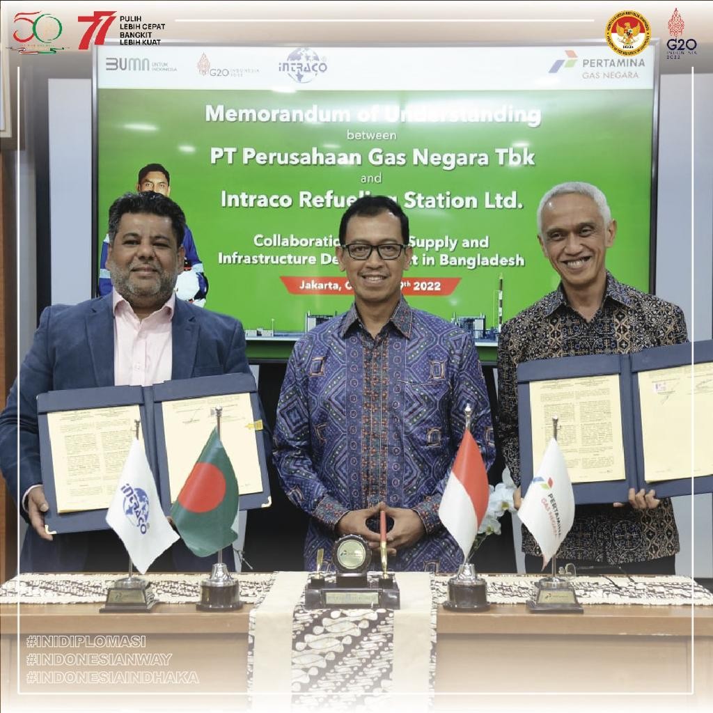 RI-Bangladesh Cetak Kesepakatan Dagang Rp4,53 Triliun di TEI 2022. Foto: MNC Media.