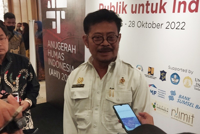 Dikabarkan Jadi Tersangka KPK, Mentan SYL Bilang Begini. (Foto Iqbal Dwi/MPI)