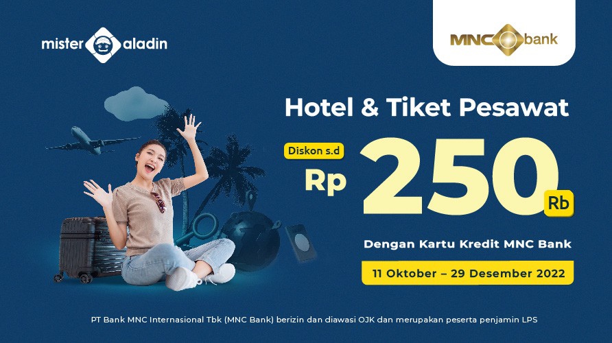 Traveling Tanpa Bikin Kantong Bolong? Dapatkan Diskon Hotel dan Pesawat di Sini. Foto: MNC Media.