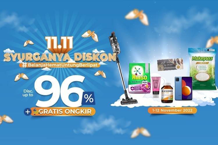 AladinMall Syurganya Diskon! Belanja Hemat hingga 96% + Gratis Ongkir. (Foto: MNC Media)