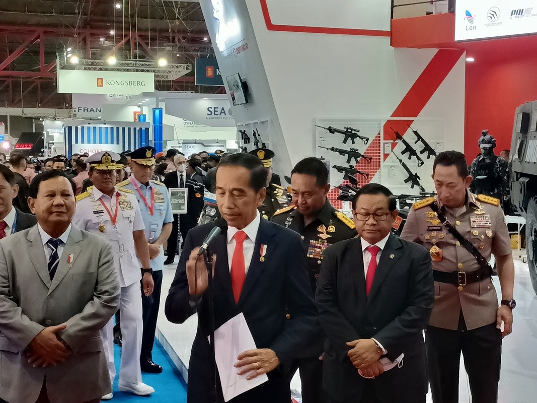Jokowi Ingin Indo Defence Jadi Ajang Promosi Produk Pertahanan RI. (Foto: Istimewa)