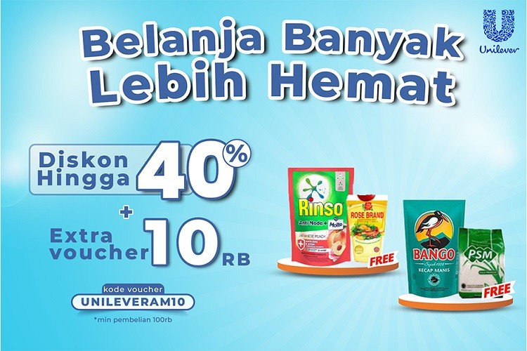 Beli Produk Unilever di AladinMall Untung Banyak! Ada Diskon, Ekstra Voucher + Gratis Ongkir. (Foto: MNC Media)