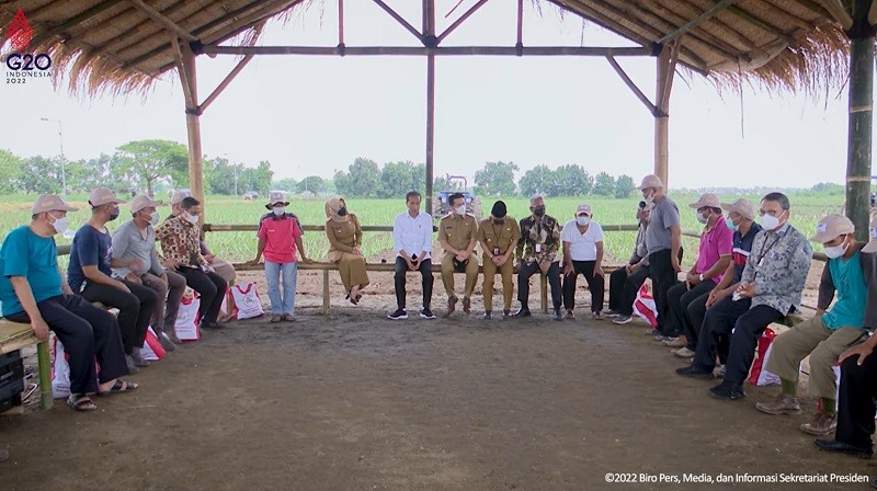 Petani Tebu Keluhkan Pupuk Mahal, Jokowi: Semua Negara Mengalaminya. (Foto: Biro Pers Setpres)