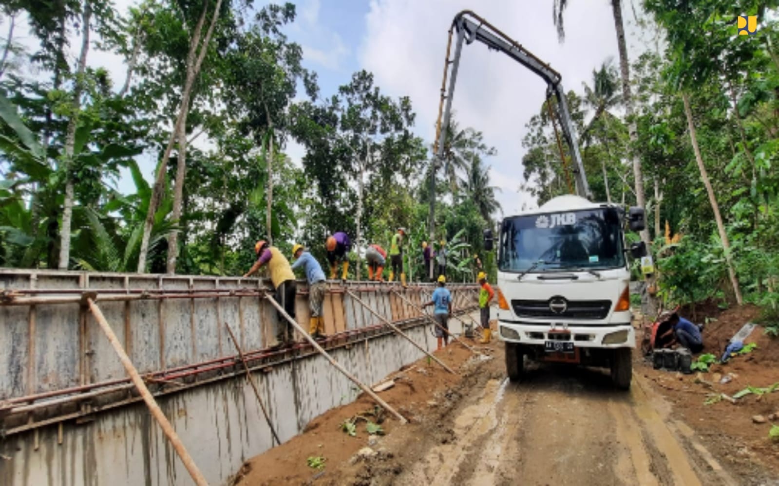 PUPR Kebut Pembangunan Pengendali Banjir Bandara YIA. (Foto: Kementerian PUPR)