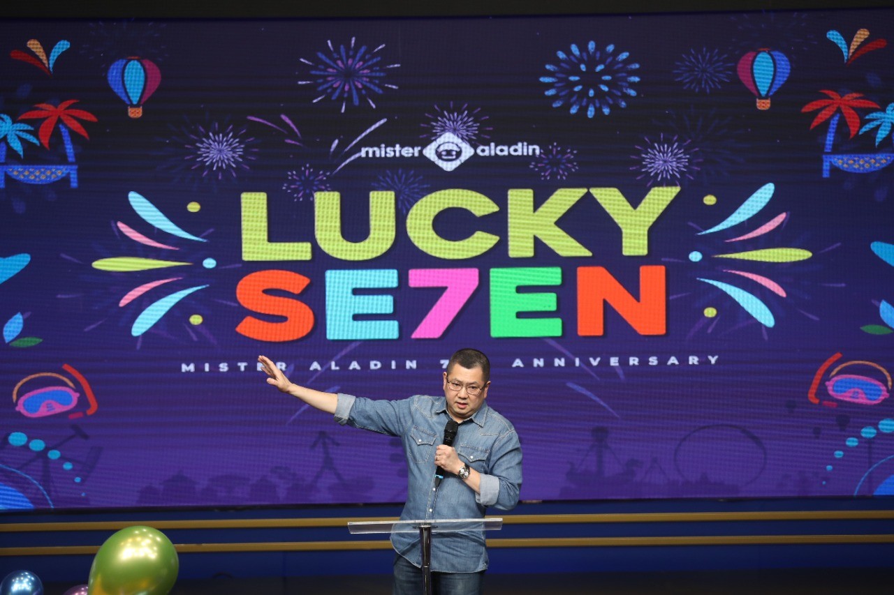 Hary Tanoesoedibjo Ungkap Peluang Mister Aladin Berkembang di E-commerce Tinggi. (Foto: MNC Media)