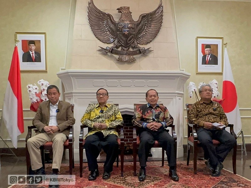Bangga, Tiga Tokoh RI Raih Bintang Jasa dari Pemerintah Jepang. (Foto: MNC Media).