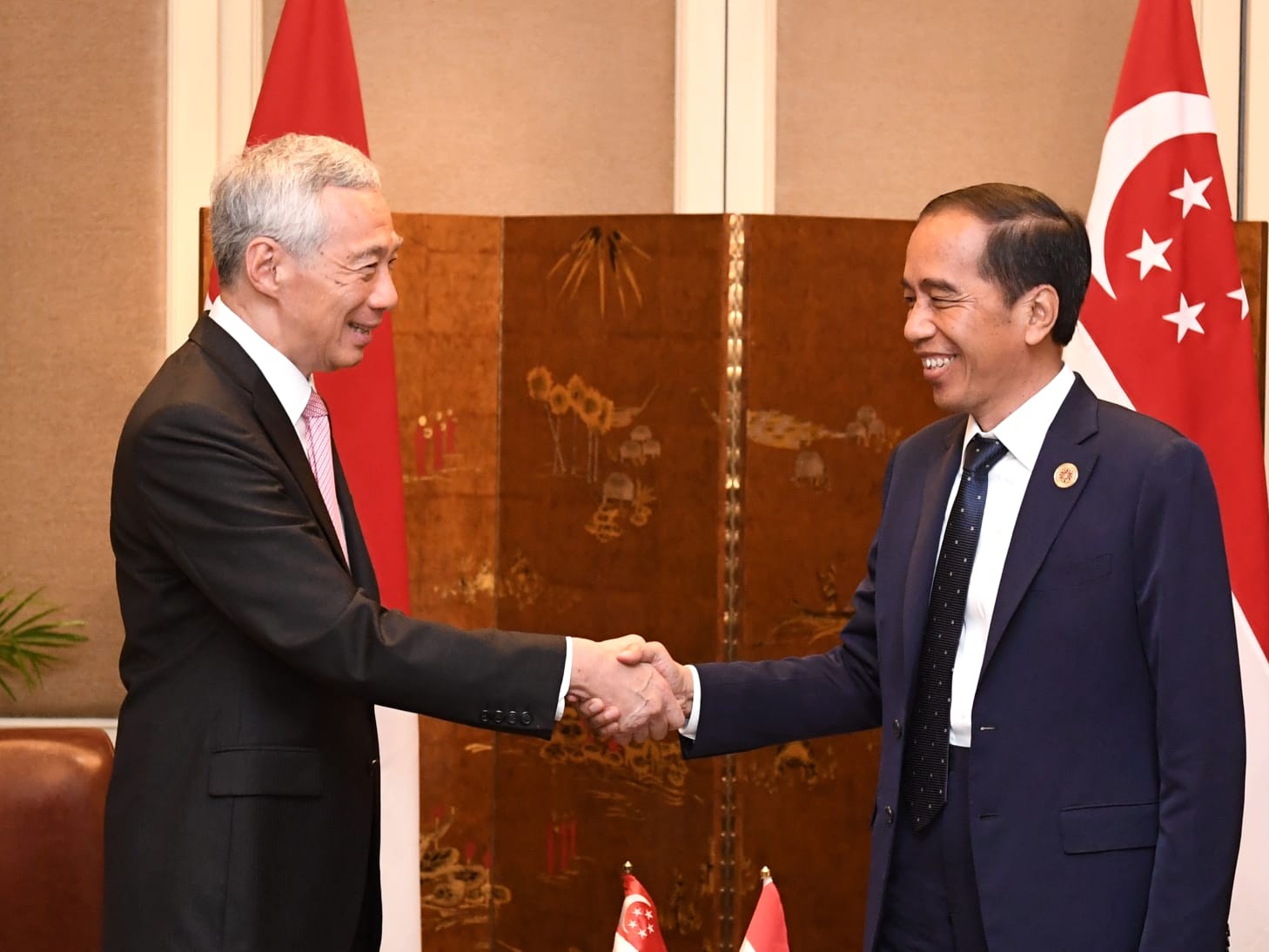 Jokowi dan PM Singapura Bertemu, Sepakati Sikap Soal Myanmar (foto: MNC Media)