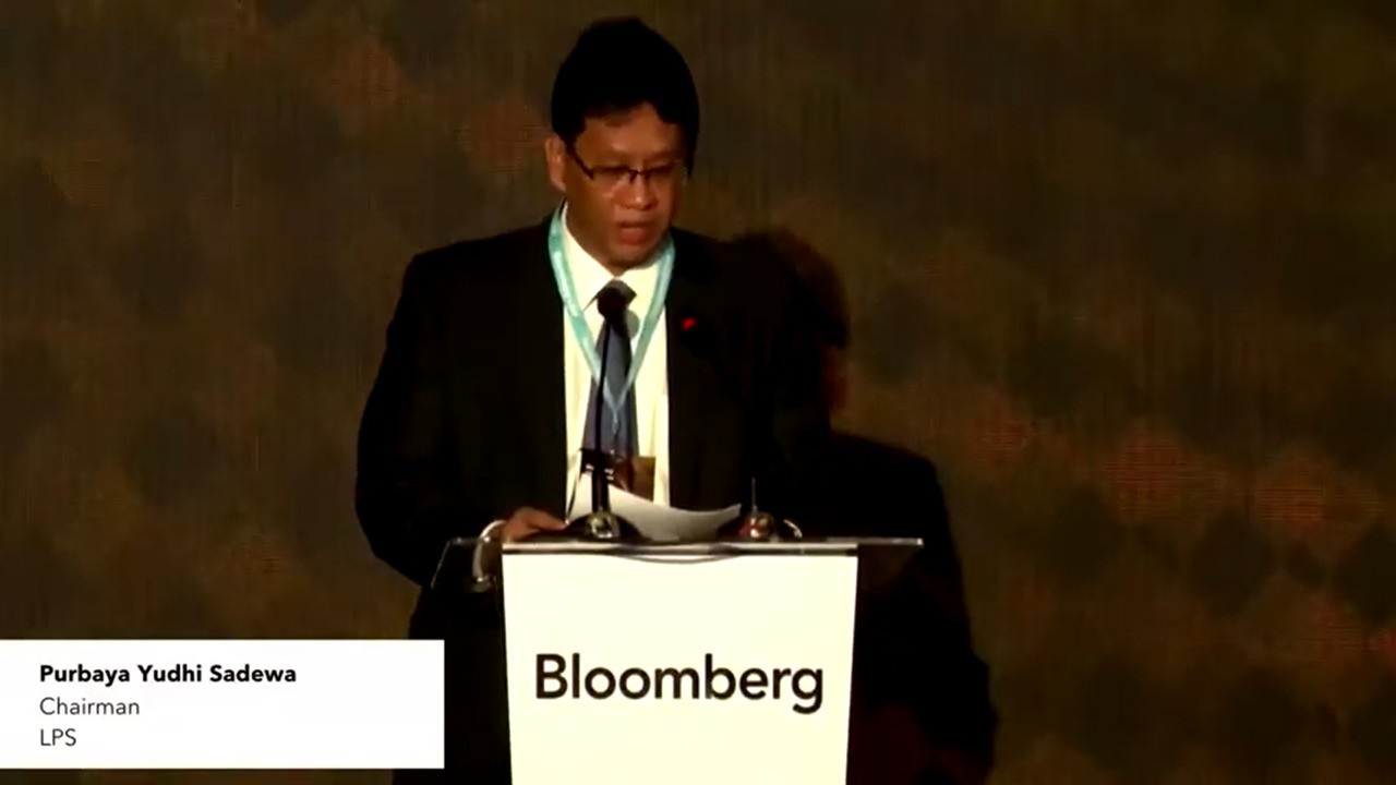 Bahas IKN di Depan CEO, LPS: Siap Jadi Green Smart City (Dok.screenshot Youtube Bloomberg)