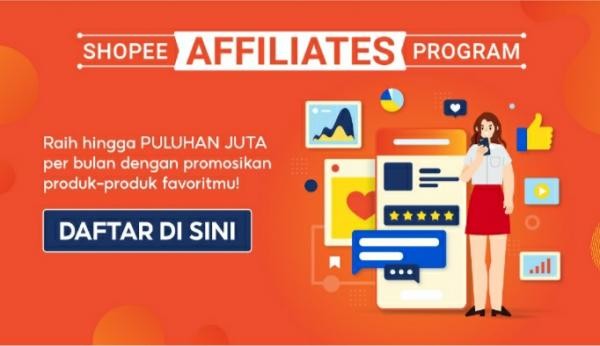 Simak Cara Mudah Jadi Shopee Affiliate Program yang Kerap Digunakan UMKM. (FOTO: MNC Media)