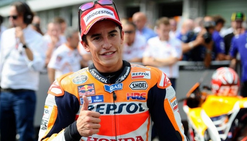 Marc Marquez Uji Coba Bahan Bakar Biofuel Buatan Repsol di Motor MotoGP (Dok.Okezone)