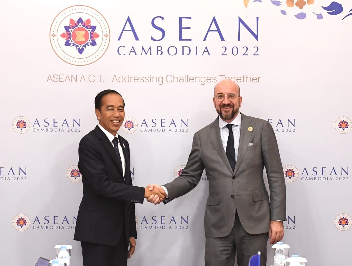 Bertemu Presiden Dewan Eropa, Jokowi Tawarkan Solusi Atasi Krisis Multidimensi (FOTO: MNC Media)