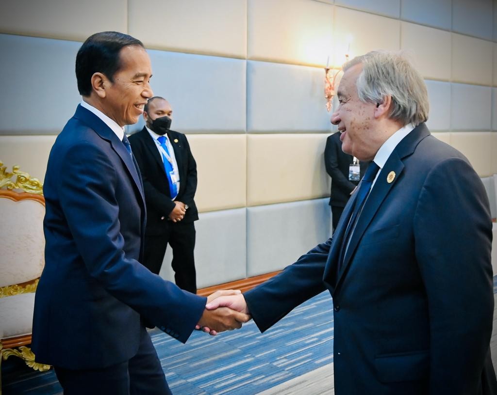 Jokowi Pastikan Sekjen PBB Hadiri KTT G20 di Bali (FOTO: MNC Media)