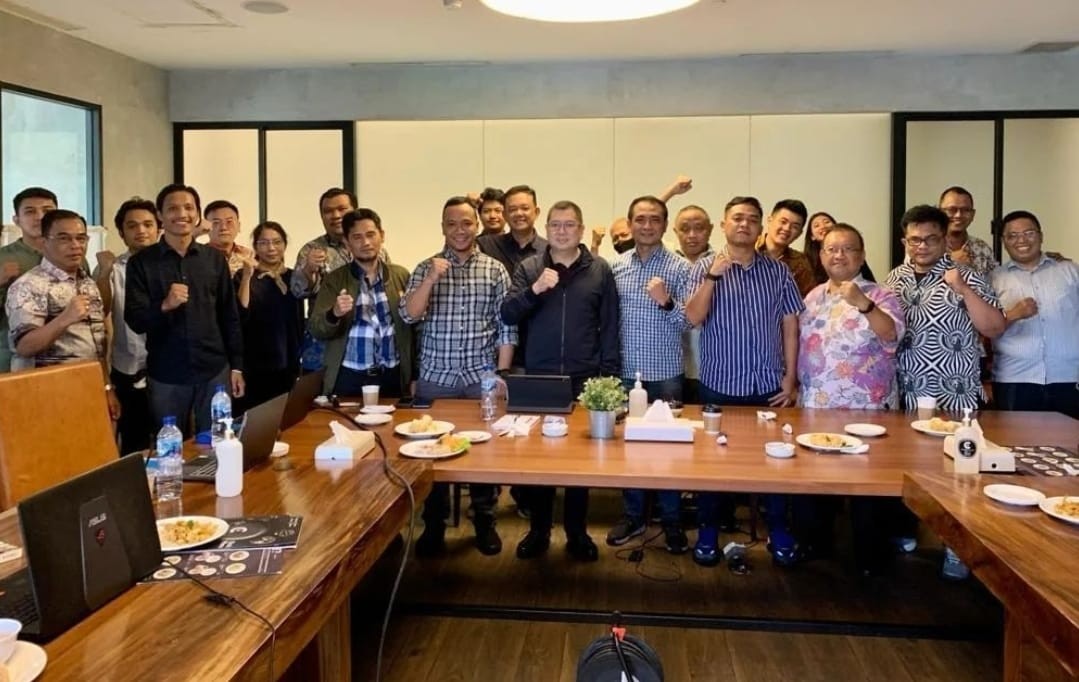 Hary Tanoesoedibjo Mampir ke Rakor Tim Tambang Muba dan Palaran (FOTO:MNC Media)