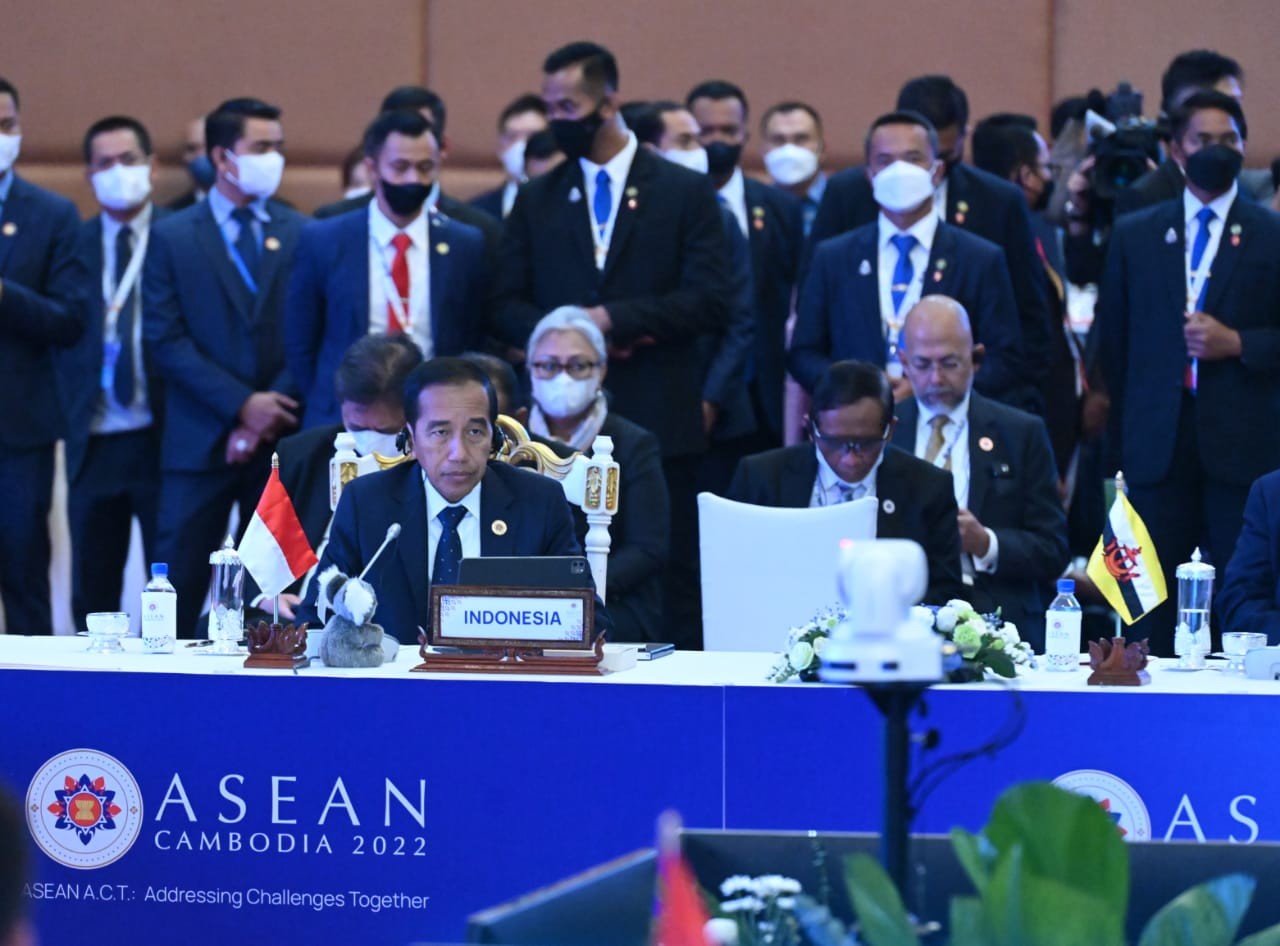 Hadapi Krisis Ekonomi di ASEAN, Jokowi Gaungkan Penguatan Fiskal hingga Hilirisasi. Foto: MNC Media.