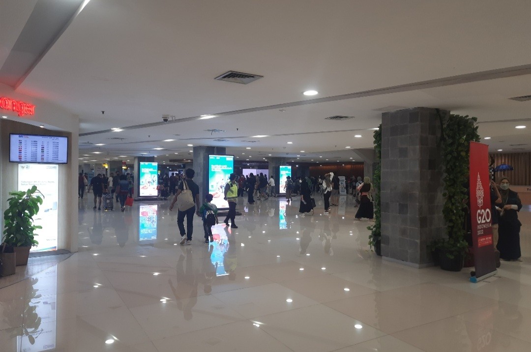 Jelang Puncak KTT G20, Bandara Ngurah Rai Bali Terpantau Sepi (FOTO:MNC Media)