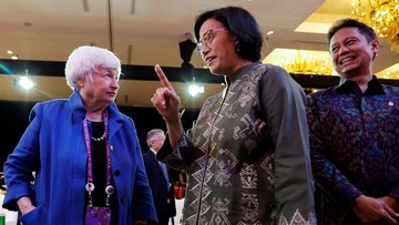 Jadi Delegasi di KTT G20, Penampilan Menkeu AS Curi Perhatian. Foto: MNC Media.