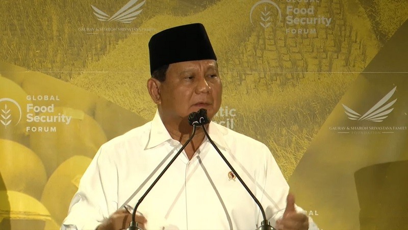 Bangga Inflasi RI Terkendali, Prabowo Sesalkan Masih Banyak Korupsi (Foto MNC Media)