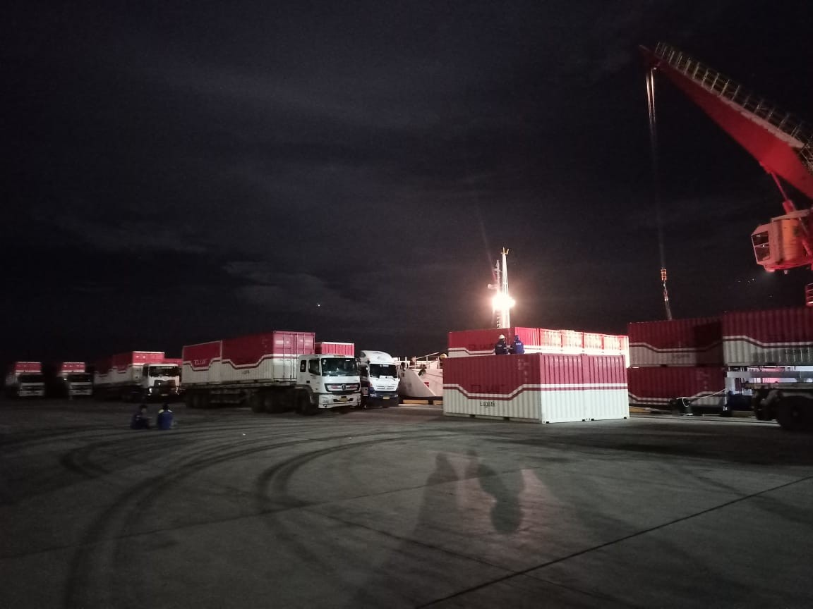 Hadirnya tol laut Palimban kian mempermudah penyaluran distribusi komoditas pangan ke berbagai wilayah di Indonesia. 
