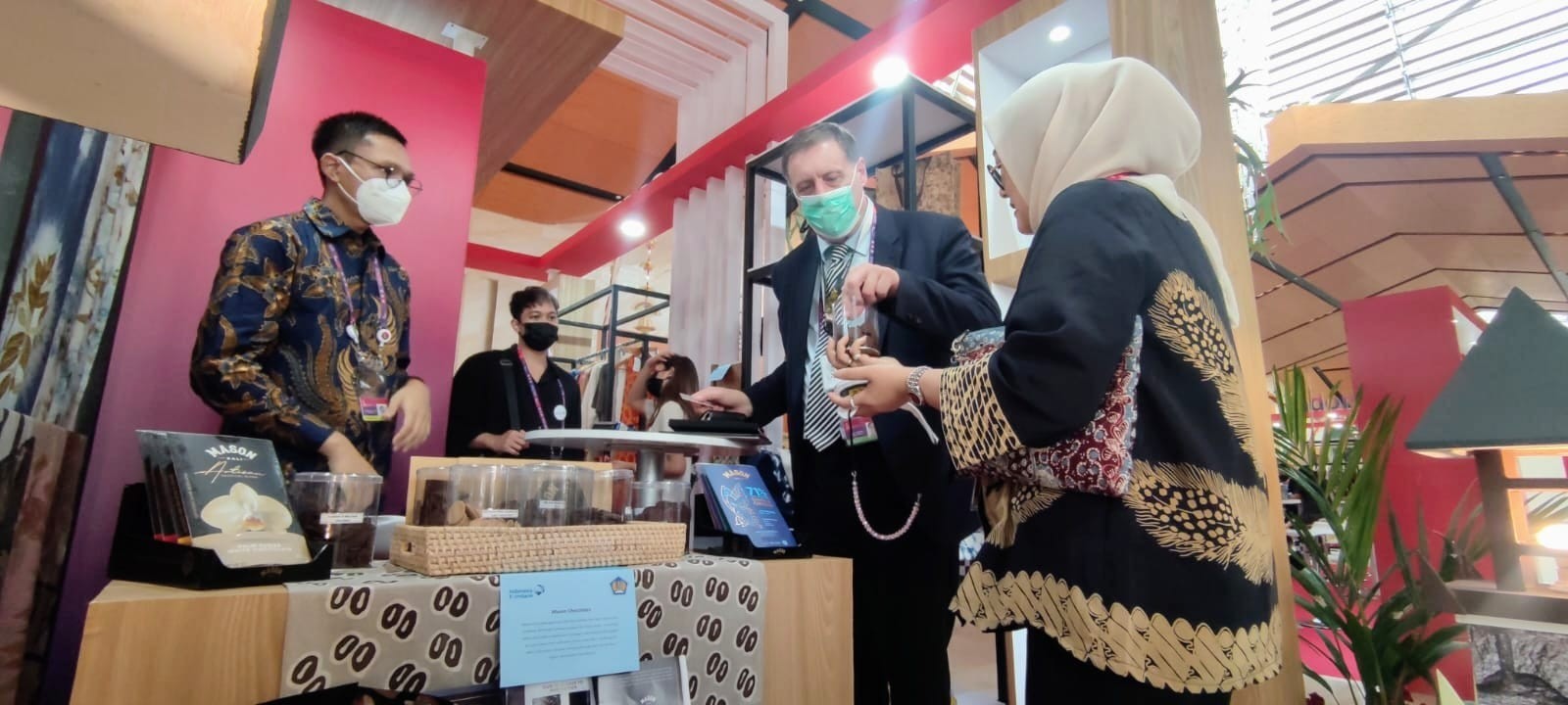 Produk UMKM Aromaterapi hingga Cokelat Menarik Perhatian Delegasi G20 Bali (FOTO:Dok Ist)