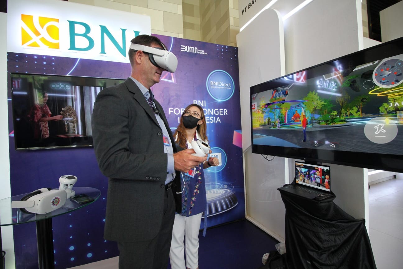BNI (BBNI) Pamer Teknologi Metaverse di KTT G20 Bali (FOTO:Dok Ist)