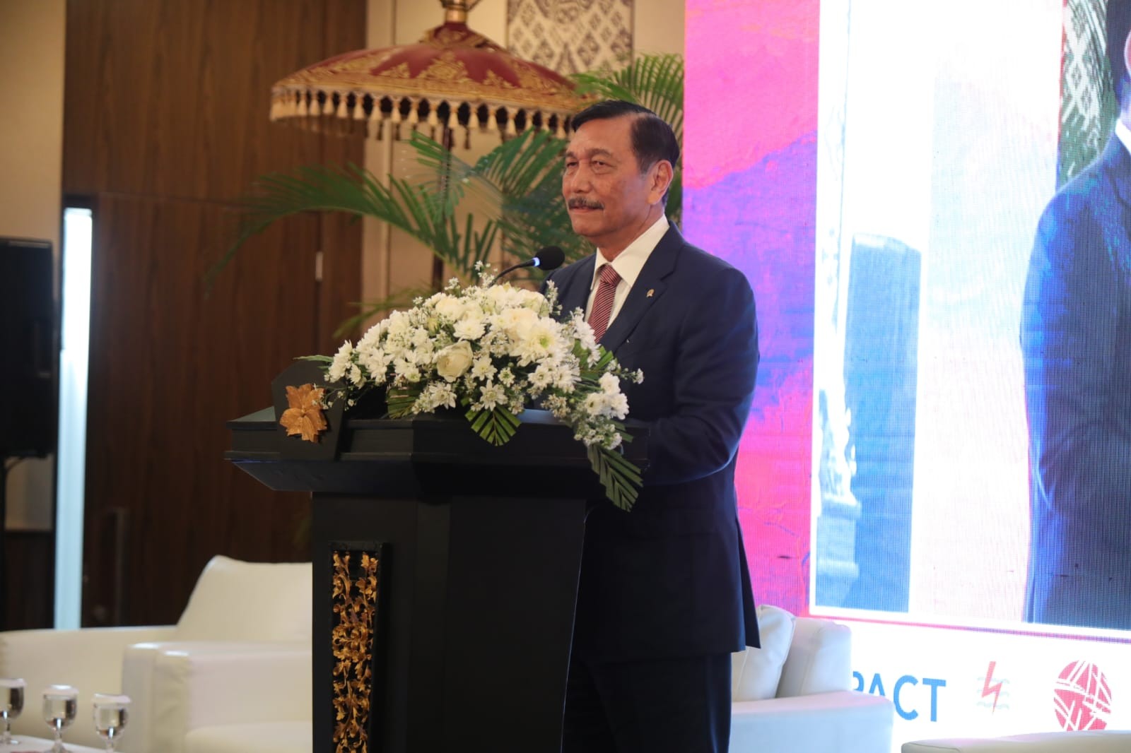 Luhut Harap Anggota G20 Manfaatkan Peluang Ekonomi Kelautan Melalui Ocean20. (Foto: Heri Purnomo/MNC Media)