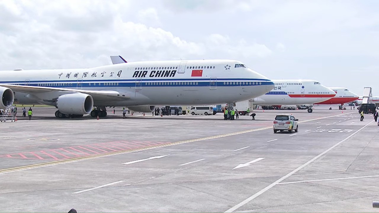 Gunakan Air China, Xi Jinping Tiba di Bali Siang Ini. (Foto: MNC Media)