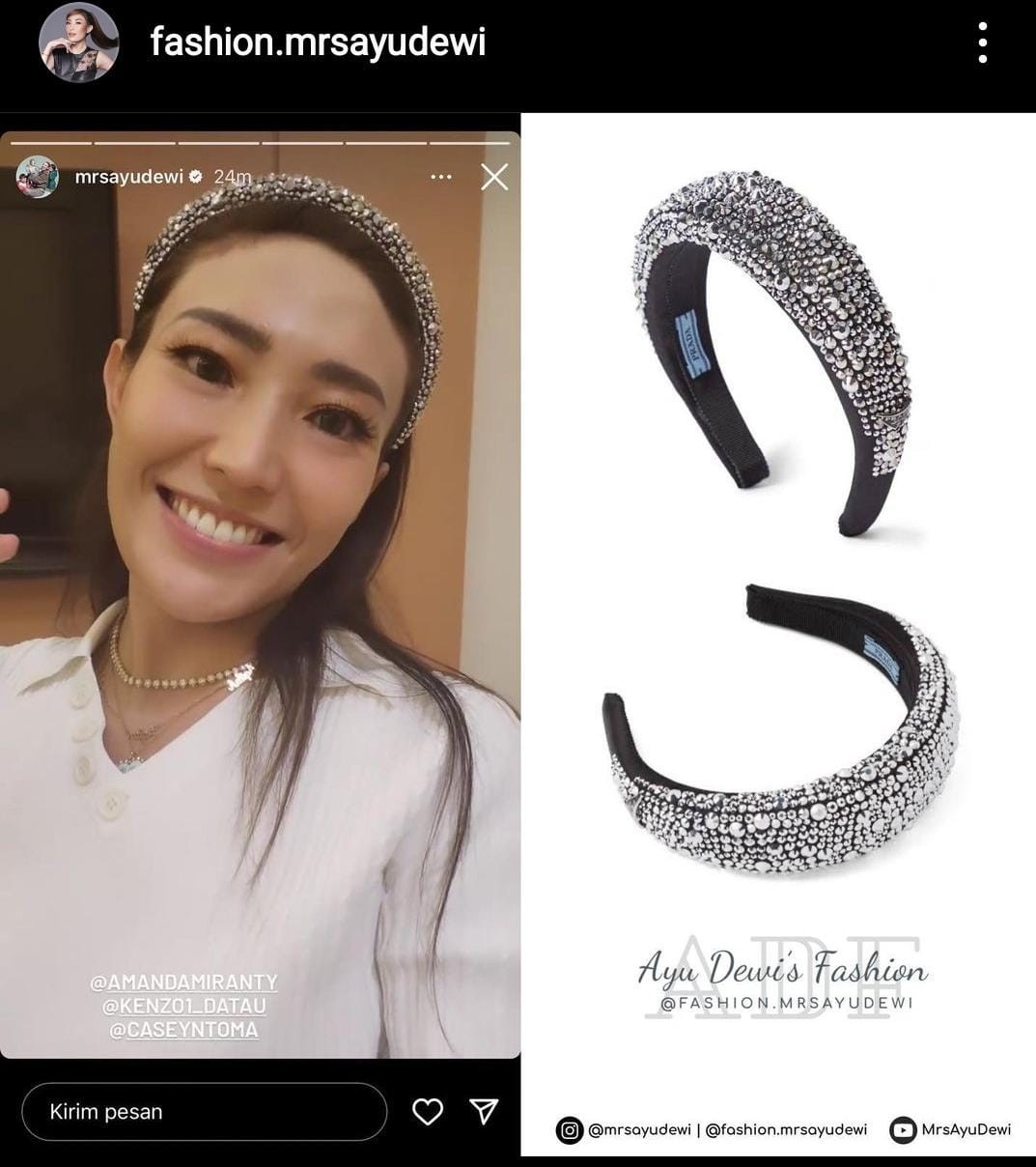 Koleksi Barang Mewah Ayu Dewi