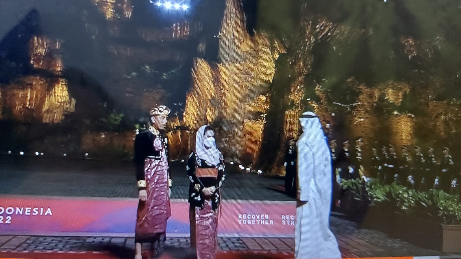 Gala Dinner G20, Jokowi Tiba di GWK dengan Pakaian Tradisional Bali (Dok.Ist)