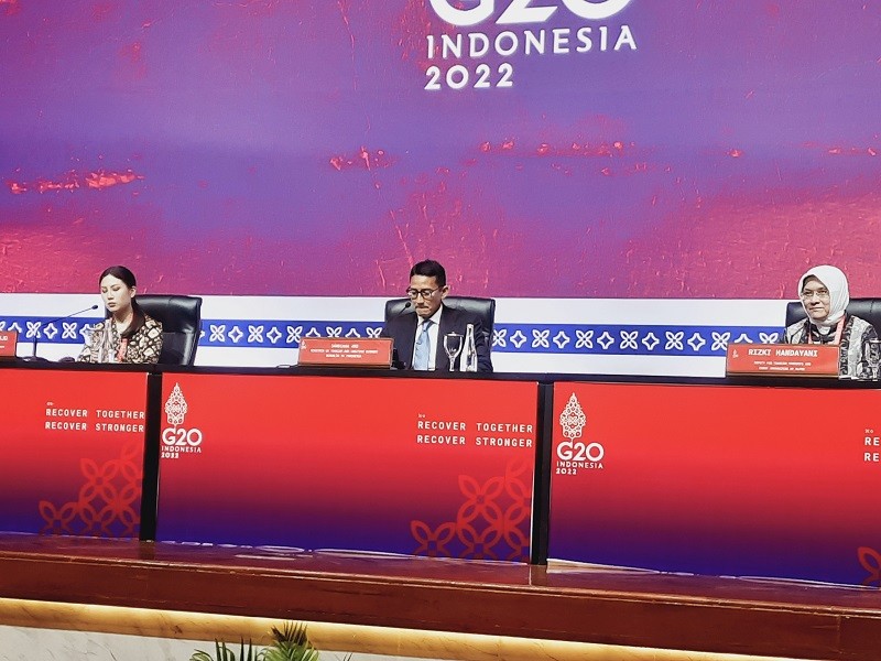 Menu Nusantara Jadi Jamuan Makan Siang di Spouse Program G20. (Foto: Michelle/MPI).