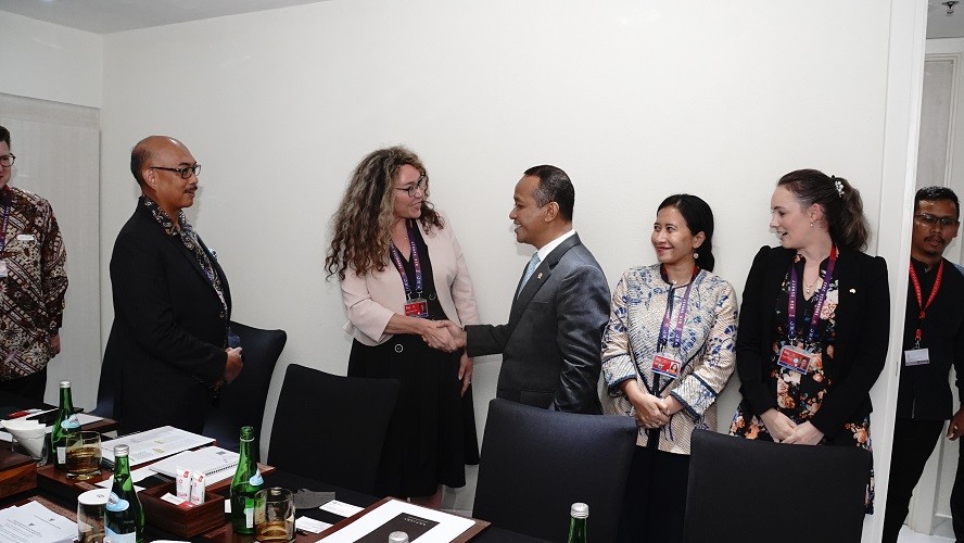 Bahlil Ajak Australia Dukung Hilirisasi untuk Pengembangan Industri Baterai Kendaraan Listrik. (Foto: Kementerian Investasi/BKPM)