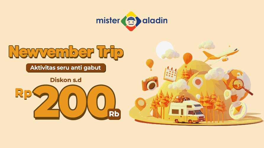 Liburan Bingung Mau Ngapain? Booking di Mister Aladin, Diskon hingga Rp200 Ribu (foto: MNC Media)